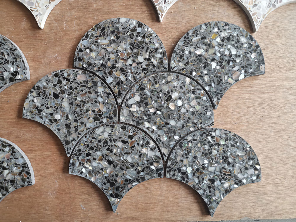 Gray Pearl Terrazzo Tiles